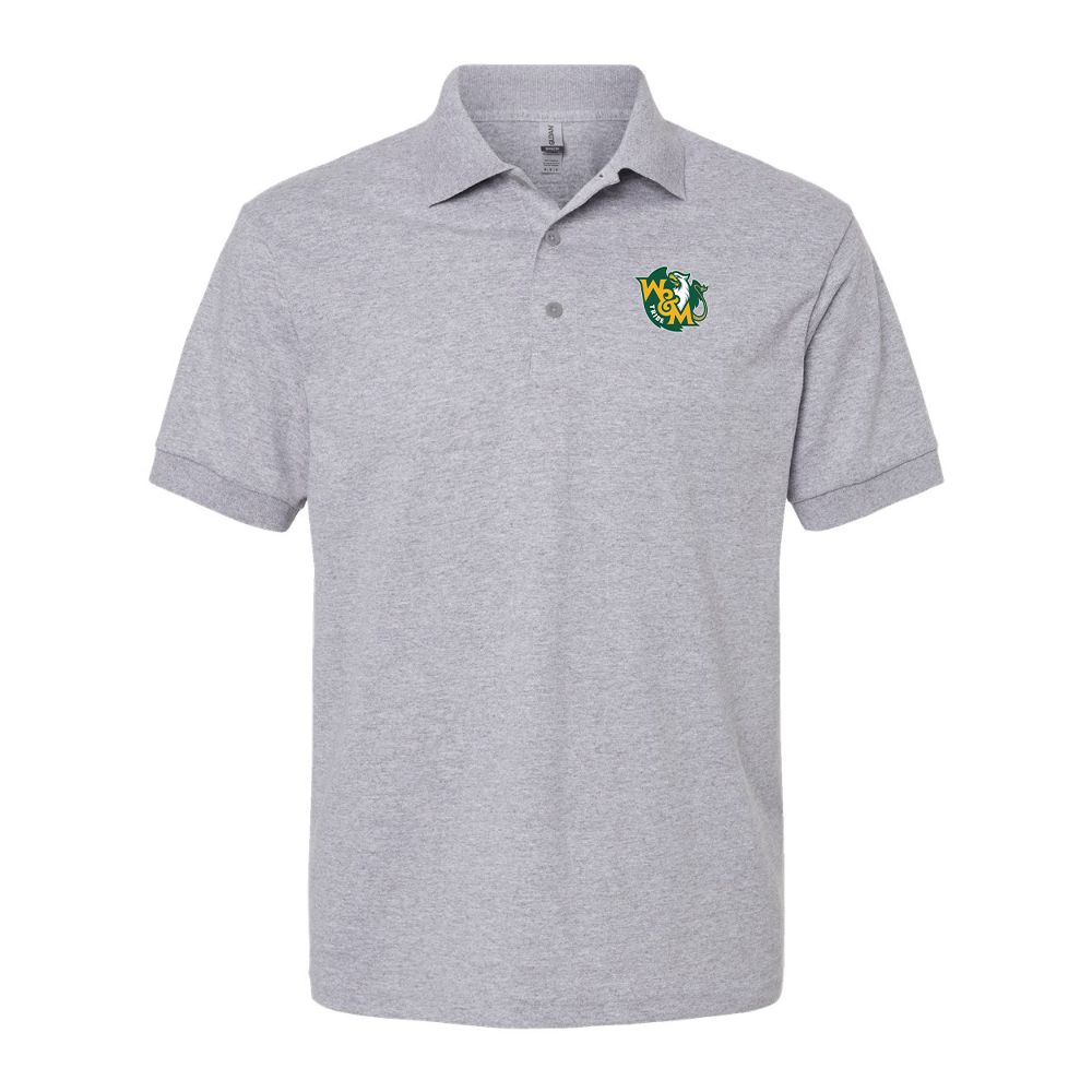 Men's William and Mary Tribe Gildan Dry Blend Jersey Polo